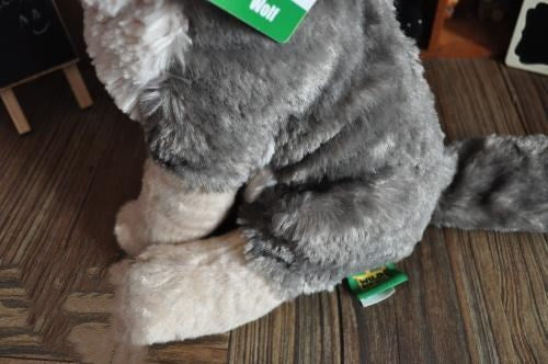 Peluche Lobo Gris Realista - Juguete de Simulación Premium - Image 3