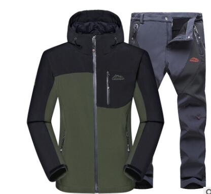 Traje Ejecutivo Shark Skin Soft Shell para Otoño e Invierno - Image 3