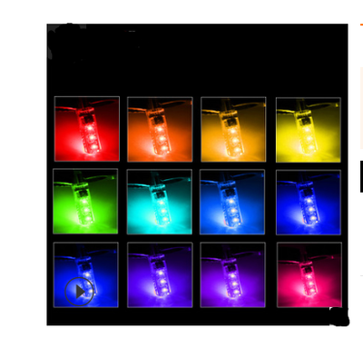 Luces LED RGB para Matrícula de Auto - 5050 6SMD Coloridas con Efecto Destello - Image 3