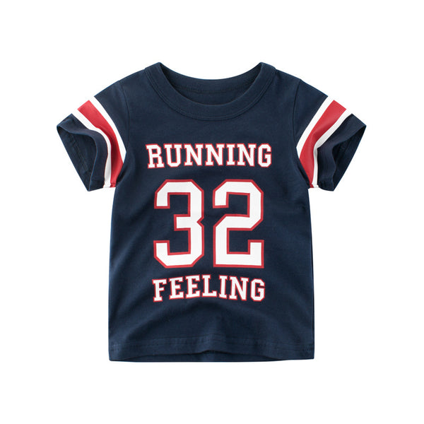 Playera Infantil de Verano para Niños - Manga Corta Fresca y Cómoda