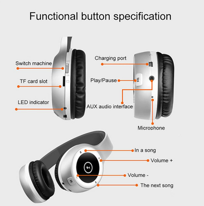 Auriculares Bluetooth T8 Deportivos HIFI con Reproductor MP3 Integrado - Image 8