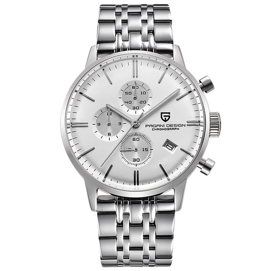 Reloj de Cuarzo para Hombre con Calendario y Resistencia al Agua
