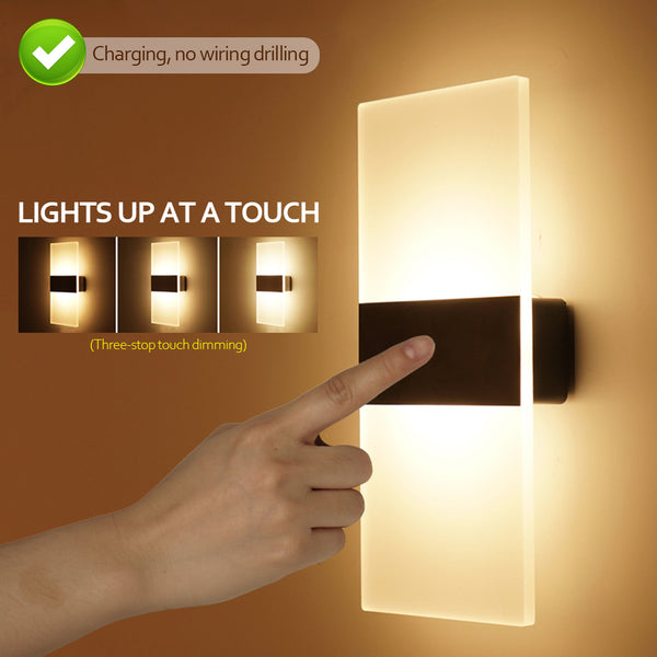 Lámpara de Pared USB con Sensor de Movimiento