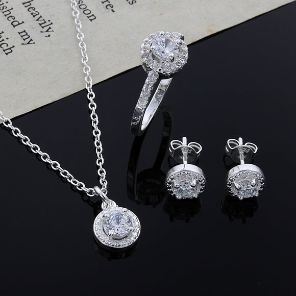 Conjunto de Joyería en Circón