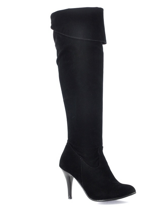Botas de Cano Alto Ajustadas para Mulheres - Estilo Europeu e Americano Primavera Outono