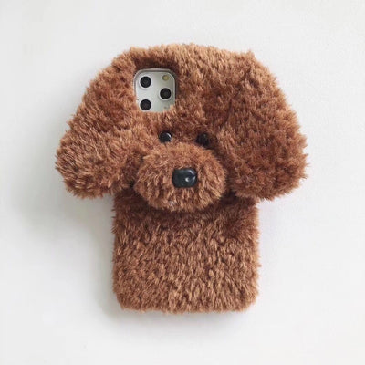 Funda Protectora para Celular con Perrito 3D Suave y Adorable - Image 6
