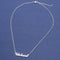 Customized Personalized Name Dorado Copper Alloy Letter Pendant Necklace Steel color