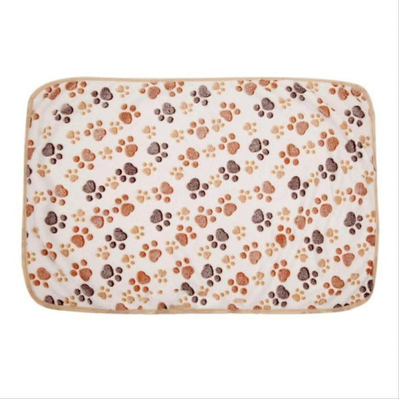 Mantas Fleece con Huellitas para Gatos y Perros