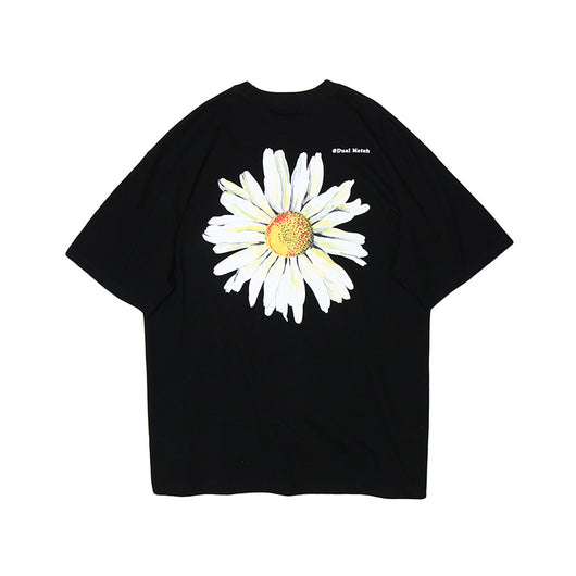 Blusa Estampada con Margaritas de Manga Corta - Image 12
