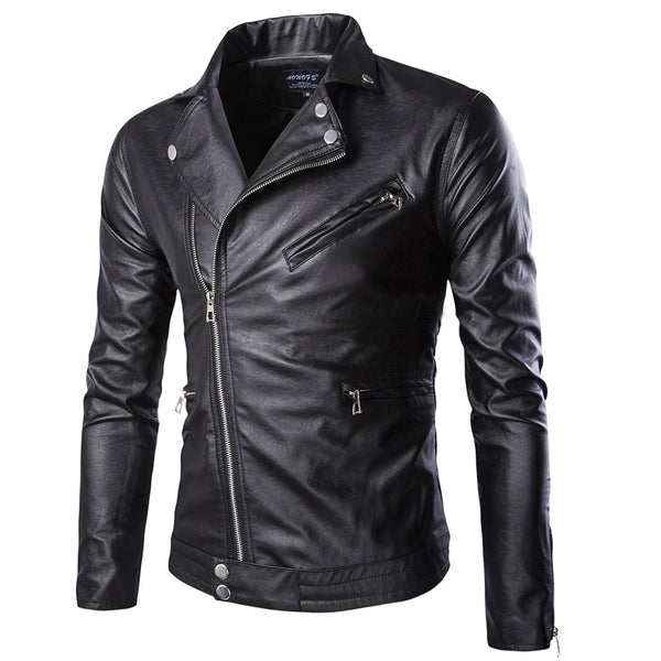 Chaqueta de Cuero para Motociclista