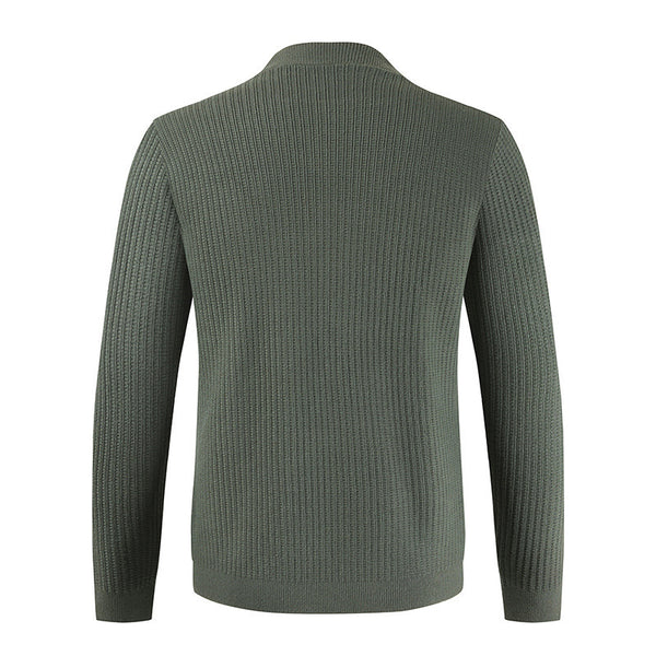 Cardigan Casual de Hombre Manga Larga Abotonado