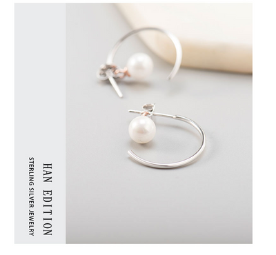 Aretes de Perla Hipoalergénicos - Image 4