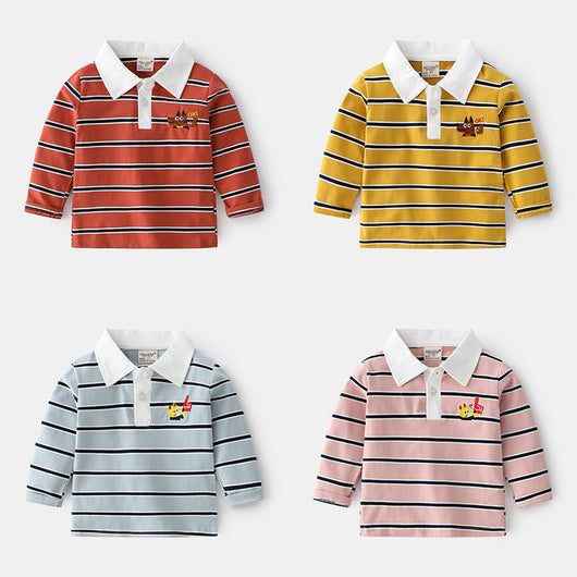 Polo Manga Larga para Niños sin Capucha - Image 8