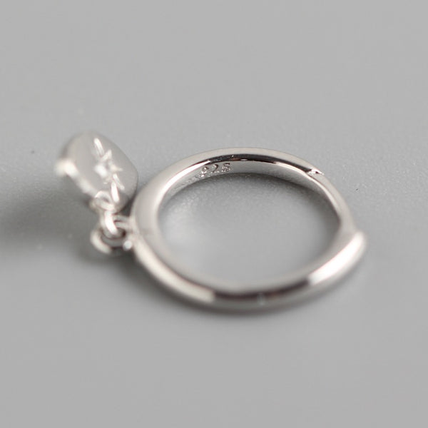 Aretes de Plata 925 Diseño Sol Minimalista - Lujo Accesible