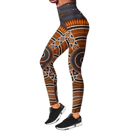 Pantalones Cintura Alta con Estampado Geométrico de Puntos