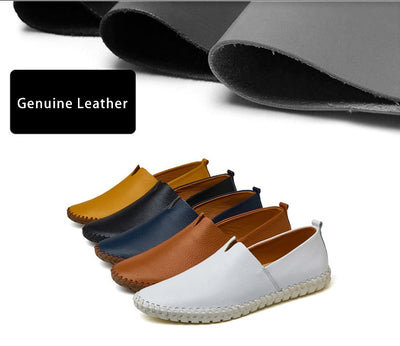 Zapatos de Cuero para Conducir - Mocasines Cómodos Hombre Talla Grande - Image 8