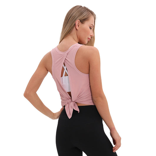 Conjunto de Yoga Deportivo para Mujer con Chaleco Holgado - Image 12