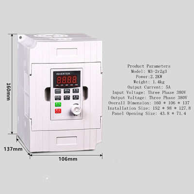 Variador de Frecuencia Trifásico 380V - Control de Velocidad 0.75 a 7.5kW - Image 26