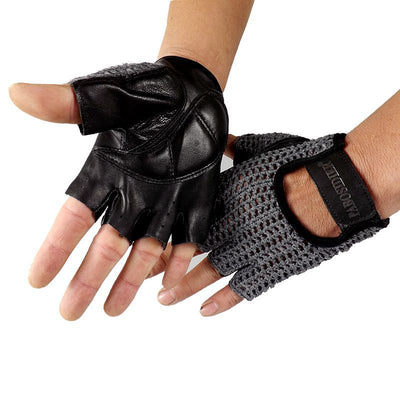 Guantes de Entrenamiento con Malla de Lana y Cuero - Image 11