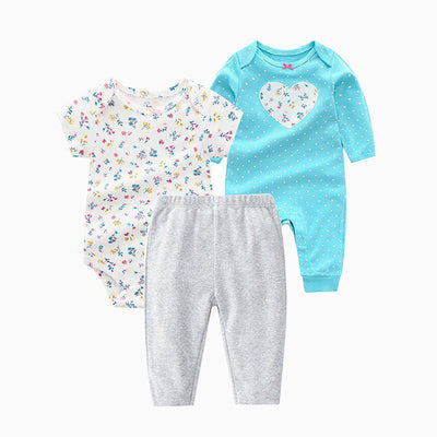 Conjunto de Tres Piezas para Bebé Primavera Otoño
