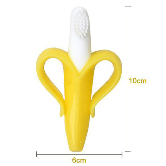 Mordedor de Silicona Banana para Bebé