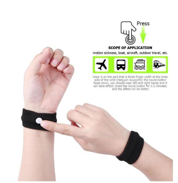 Pulseira Antináuseas por Acupressão