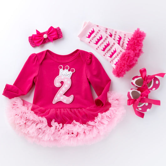 Enterizo Infantil Manga Larga con Estampado Cartoon Rosa Palo - Vestido Holiday para Bebés - Image 10