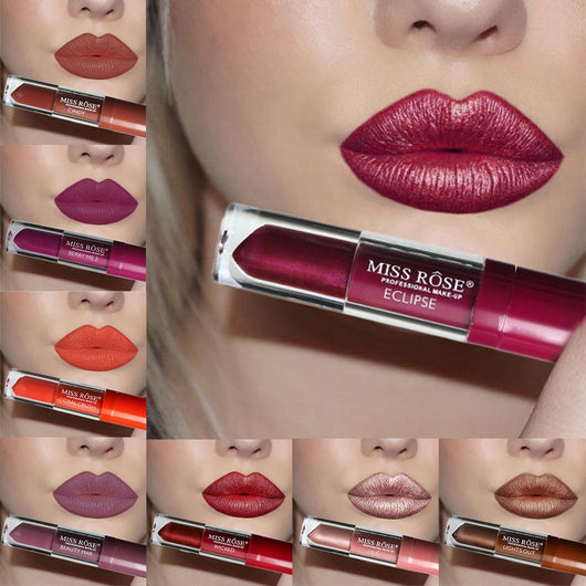 Brillo Labial Mate Larga Duración Anti-Transferencia