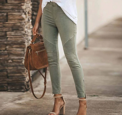 Pantalones Reductores con Pliegues Estratégicos - Image 10