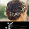 Pasador de Perla con Flor Disco para Peinado de Boda