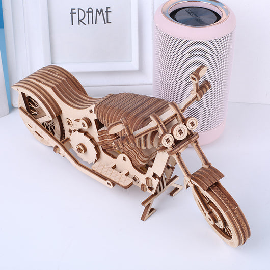 Rompecabezas 3D de Motocicleta - Juguete Creativo de Construcción - Image 2