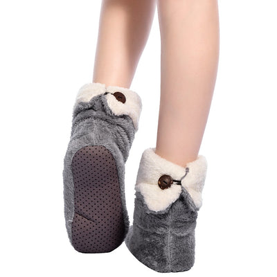 Pantuflas Térmicas de Felpa Coral - Calcetines Calentadores para Casa Invierno - Image 2