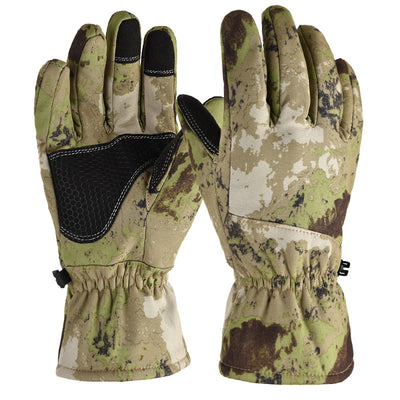 Guantes de esquí acolchados de velludo para deportes de invierno - Image 3