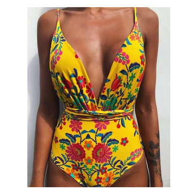 Traje de Baño Monokini Escotado para Mujer - Image 5
