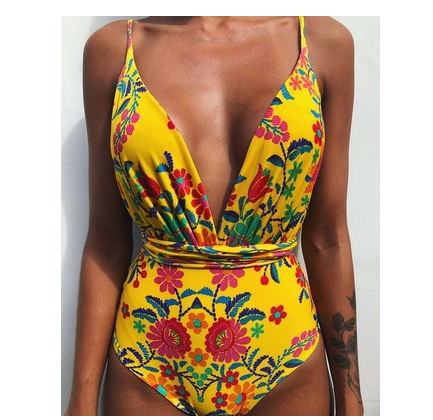 Traje de Baño Monokini Escotado para Mujer - Image 5
