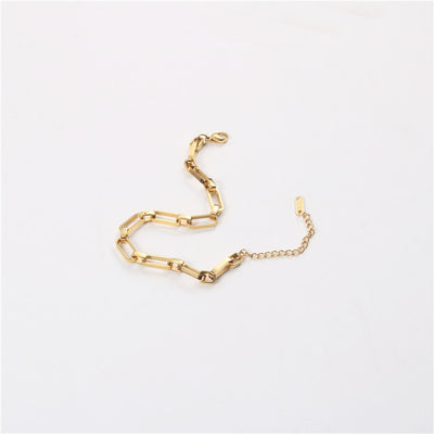 Pulsera de Cadena Gruesa Hueca - Diseño Minimalista y Atrevido - Image 3