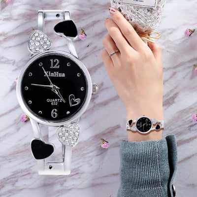 Conjunto de Relojes para Mujer con Diamantes Estilo Británico - Image 3