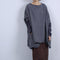 Blusa Pullover Manga Larga de Algodón Lavado a Mano - Diseño Artesanal