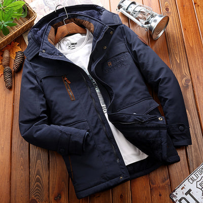 Chaqueta Acolchada de Terciopelo Cálida Plus - Image 3