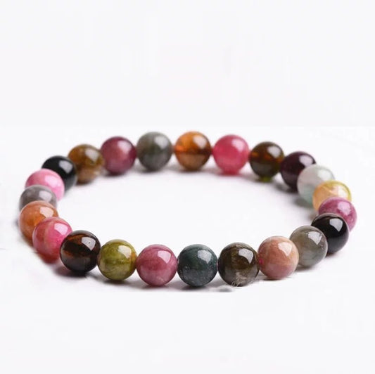 Pulsera de Turmalina Natural Multicolor - Image 2