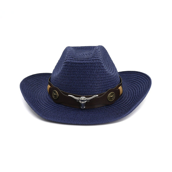 Sombrero Vaquero Tejido de Paja Estilo Occidental