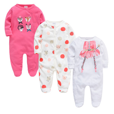 Enterizo Infantil de Manga Larga Estampado - Primavera y Otoño - Image 26