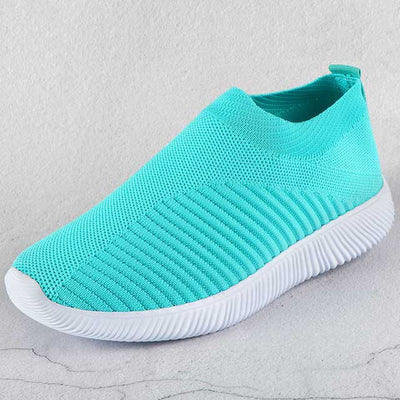 Zapatos Deportivos Tejidos para Mujer con Tela Elástica Transpirable - Image 7