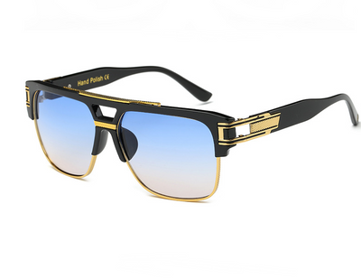 Gafas de Sol Retro Cuadradas Reflectantes Unisex con Colores Vibrantes - Image 7