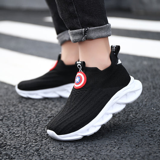 Zapatillas Tejidas Blancas para Niños - Comodidad y Estilo - Image 2