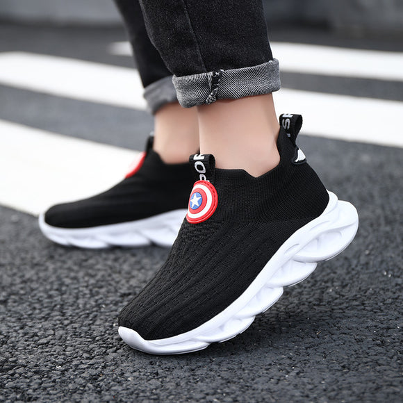 Zapatillas Tejidas Blancas para Niños - Comodidad y Estilo