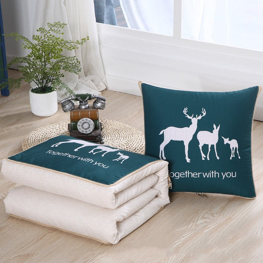Almohada Multifuncional de Algodón y Lino 40x40 cm - Image 45