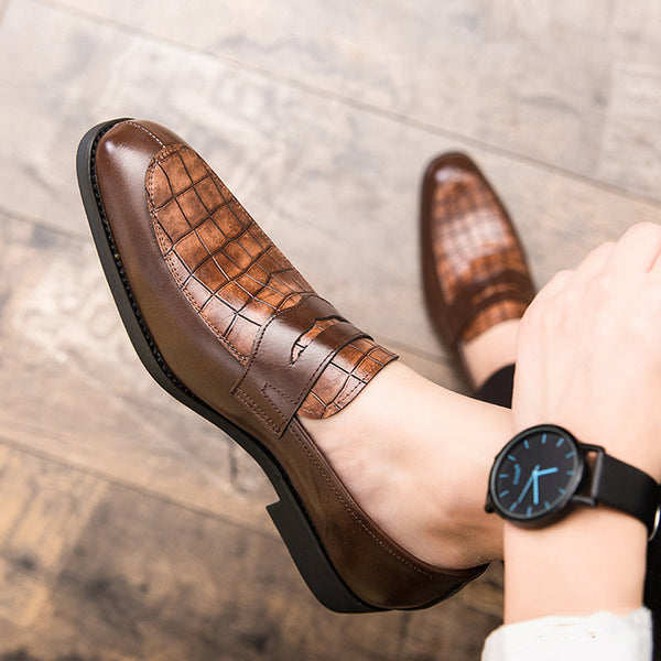 Zapatos de Novio Británicos Punta Aguda - Estilo Formal Elegante