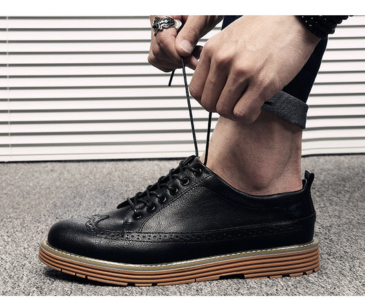 Zapatos Brogue Tallados para Hombre - Image 2