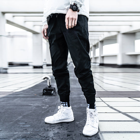 Pantalones Deportivos Hombre Minimalista Ajustado